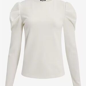 Express Cream Puff Sleeve Blouse